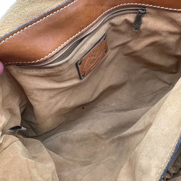 Patricia Nash Sorano Leather Saddle Bag Purse - Picture 10 of 13